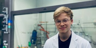 Man in lab coat