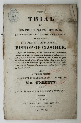 19th century pamphlet cover