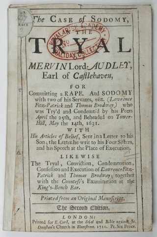 Early printed pamphlet.