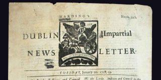 Harding's Dublin impartial news letter, RIA RRG/2/F/17(a)