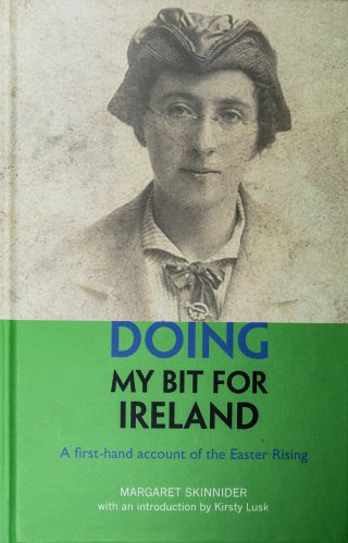 Front cover of Doing My Bit for Ireland with a portrait as the main feature of the design.