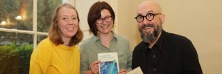 (L-R): Dr Lisa Griffith, Director of the Digital Repository of Ireland (DRI) and Chair of the NORF PID Task Force; Dr Michelle Doran, National Open Research Coordinator; Josh Brown co-founder and research and strategy lead of MoreBrains Cooperative at the launch of Ireland’s National Persistent Identifier (PID) Strategy and Roadmap at the Royal Irish Academy, 25 October 2024.